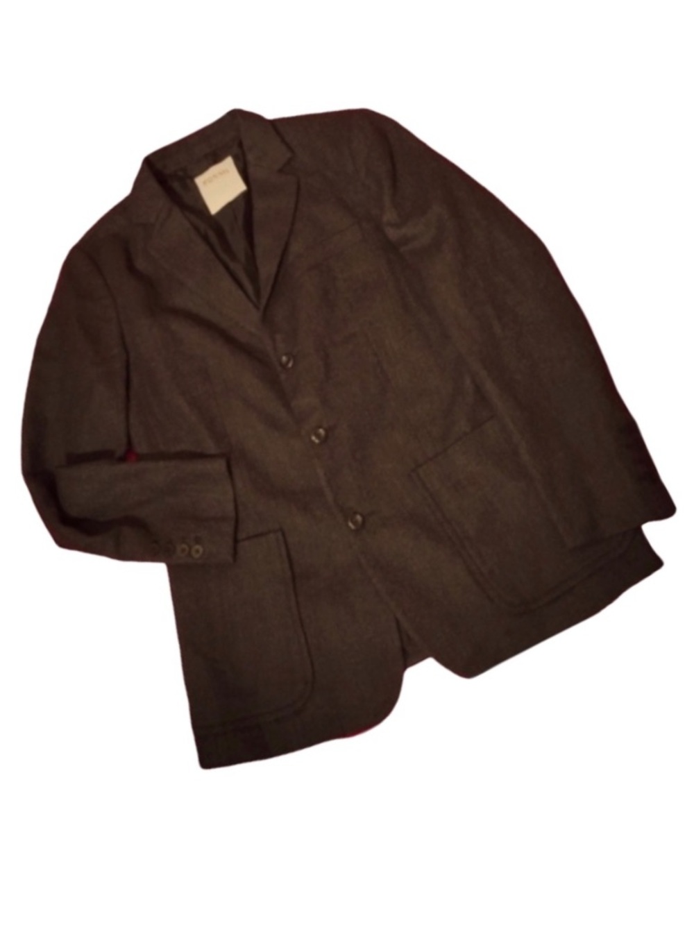 Fossil Dark Gray 3 Button Blazer Size Medium